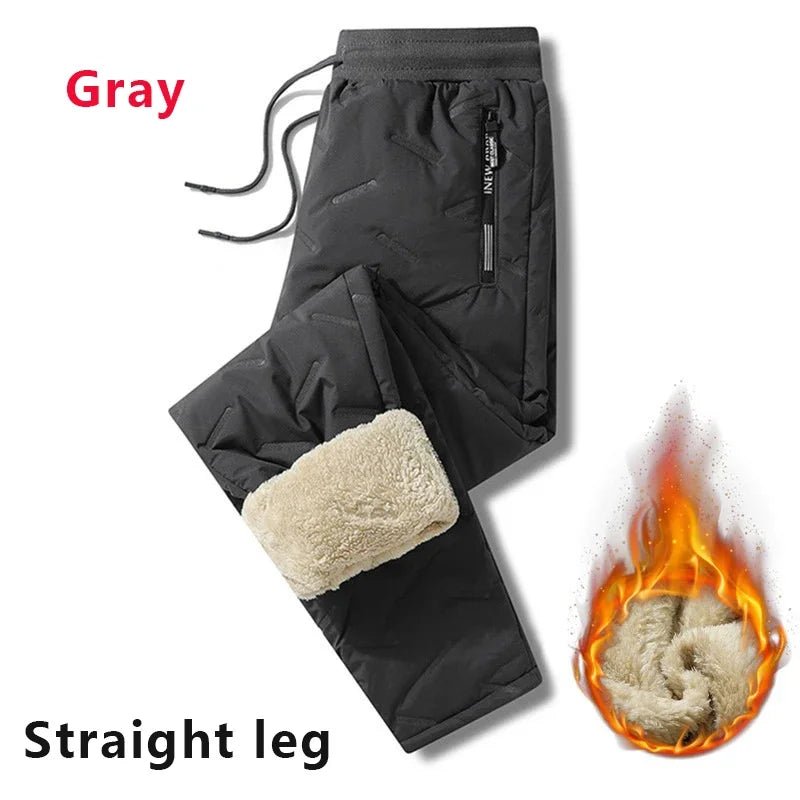 Winter Sweatwear Men Plush Thick Fleece Sweatpant Lambswool Thermal Trousers Casual Pants Waterproof Windproof Warm Cotton Pants - FitHealthHavenFitHealthHavenFitHealthHaven14:200004889Gray-Straight Leg;5:200000990Asian 4XL(75-95Kg)Gray-Straight LegAsian 4XL(75-95Kg)Winter Sweatwear Men Plush Thick Fleece Sweatpant Lambswool Thermal Trousers Casual Pants Waterproof Windproof Warm Cotton Pants