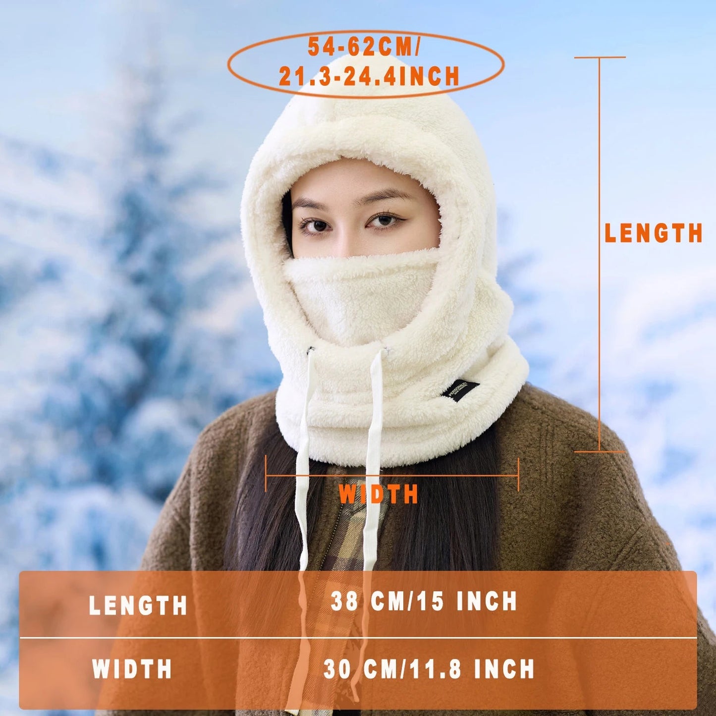 Winter Warm Balaclava Thermal Windproof Ski Hood Motocycle Face Cover Polar Fleece Adjustable Cycling Neck Cover Full Face Mask - FitHealthHavenFitHealthHavenFitHealthHaven14:175khakikhakiWinter Warm Balaclava Thermal Windproof Ski Hood Motocycle Face Cover Polar Fleece Adjustable Cycling Neck Cover Full Face Mask
