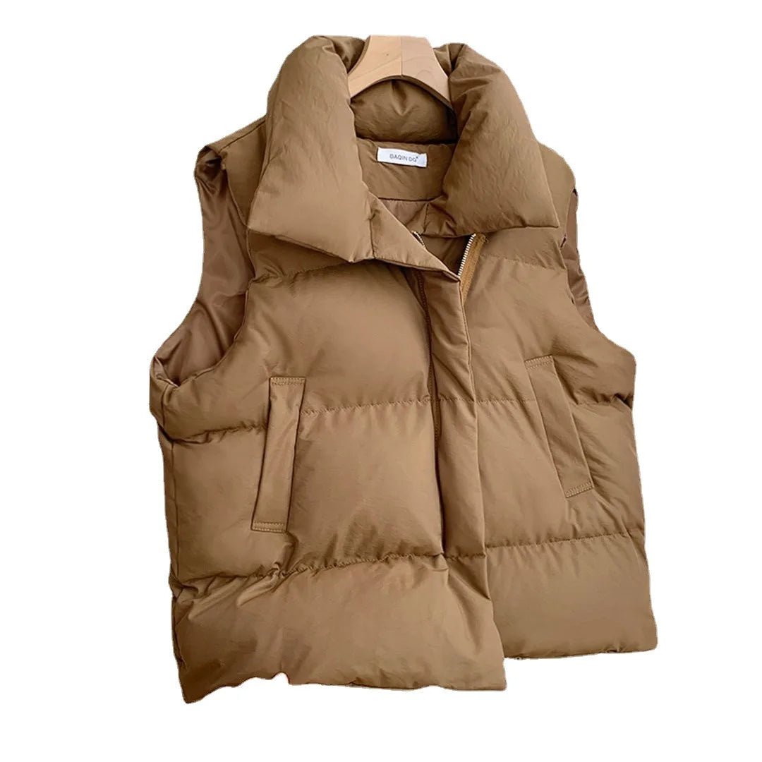 Women Fashion Autumn New 2024 Stand Collar Elegant Down Coats Warm Outerwear Casual Belt Sleeveless Winter Women Vests Jackets - FitHealthHavenFitHealthHavenFitHealthHaven14:29;5:361386WHITEMWomen Fashion Autumn New 2024 Stand Collar Elegant Down Coats Warm Outerwear Casual Belt Sleeveless Winter Women Vests Jackets