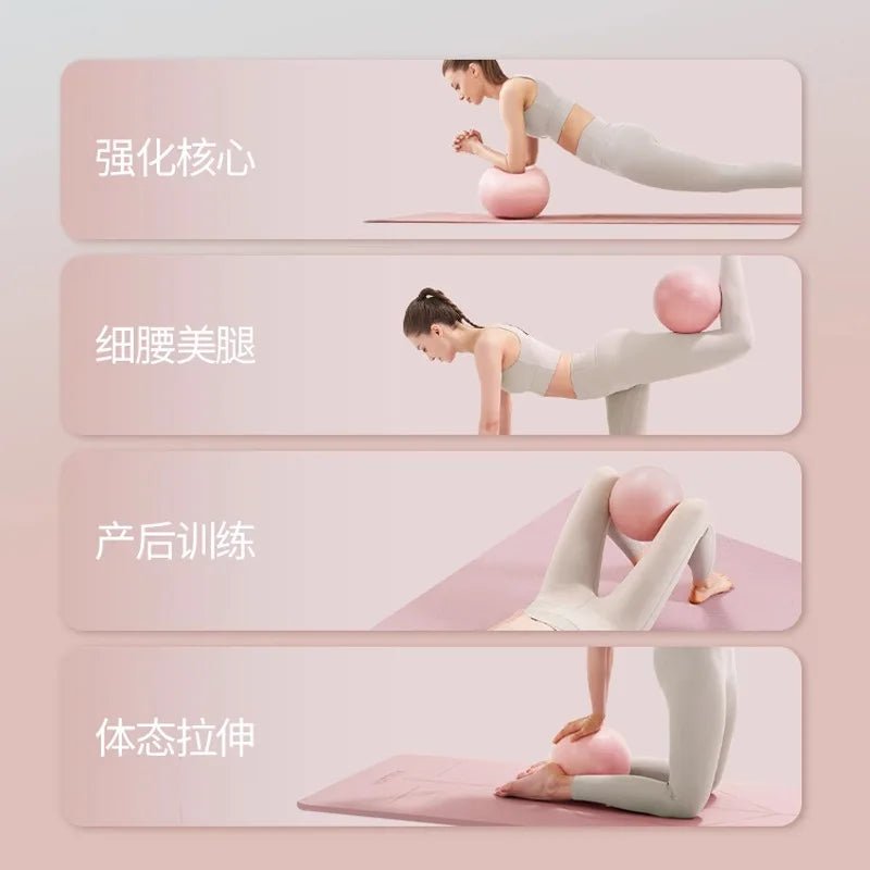 Women Gym Yoga Fitness Ball Thickening Type Anti-explosion Diameter 25 cm Pilates Workout Mini Ball Sculpting Legs And Hips - FitHealthHavenFitHealthHavenFitHealthHaven14:691inflatorinflatorWomen Gym Yoga Fitness Ball Thickening Type Anti-explosion Diameter 25 cm Pilates Workout Mini Ball Sculpting Legs And Hips