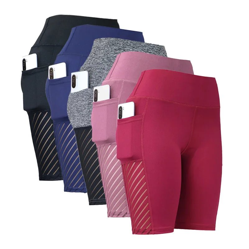 Women Mesh Shorts with Pocket Seamless Slim Leggings Gym Workout Sports Shorts Stretchy High Waist Butt Liftting Yoga Leggings - FitHealthHavenFitHealthHavenFitHealthHaven14:200002984wine;5:361386wineMWomen Mesh Shorts with Pocket Seamless Slim Leggings Gym Workout Sports Shorts Stretchy High Waist Butt Liftting Yoga Leggings