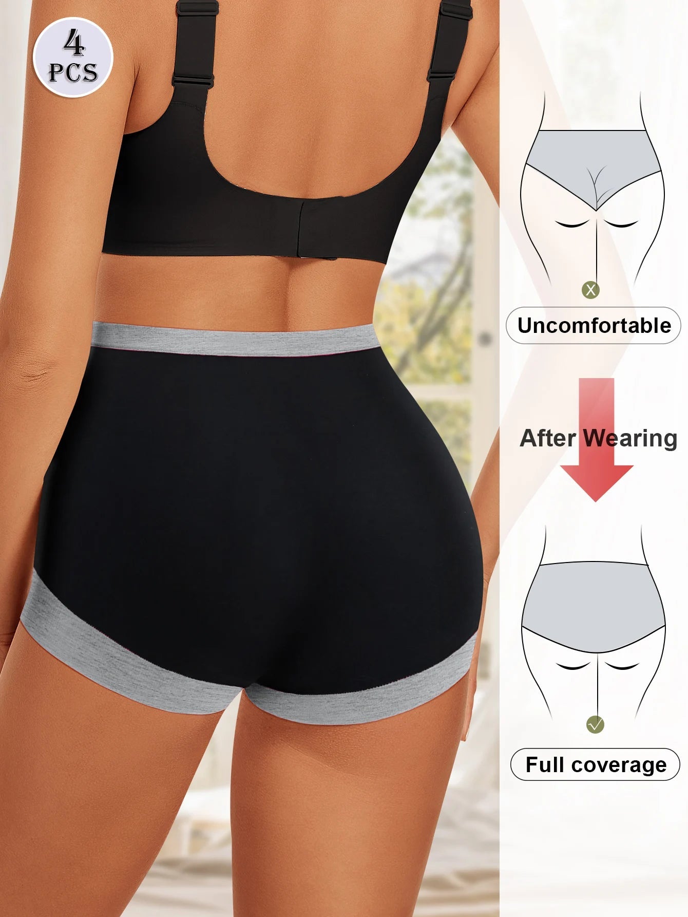 Women Spring Summer Fashion Clothing For Happy Days 2024 Elegant Ladies Autumn Winter Underwear Short Pants - FitHealthHavenFitHealthHavenFitHealthHaven14:7714 Colours;154:1015;5:41824 ColoursXXL4pcsWomen Spring Summer Fashion Clothing For Happy Days 2024 Elegant Ladies Autumn Winter Underwear Short Pants
