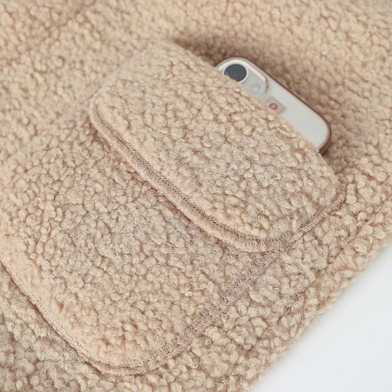Women Vests Waistcoats Autumn Winter Plus Size Lamb's Fleece Vests Sleeveless Jacket Button Coats Trendy Outwear - FitHealthHavenFitHealthHavenFitHealthHaven14:771Beige;5:12668979Beige1XLWomen Vests Waistcoats Autumn Winter Plus Size Lamb's Fleece Vests Sleeveless Jacket Button Coats Trendy Outwear
