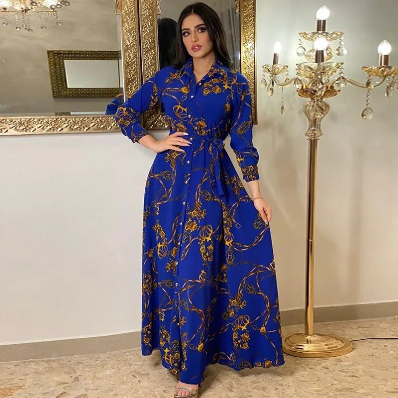 Women's Clothing Autumn and Winter New Elegant Sexy Fashion Digital Printing Leisure Dress - FitHealthHavenFitHealthHavenFitHealthHaven14:365458;5:361386BrownMWomen's Clothing Autumn and Winter New Elegant Sexy Fashion Digital Printing Leisure Dress