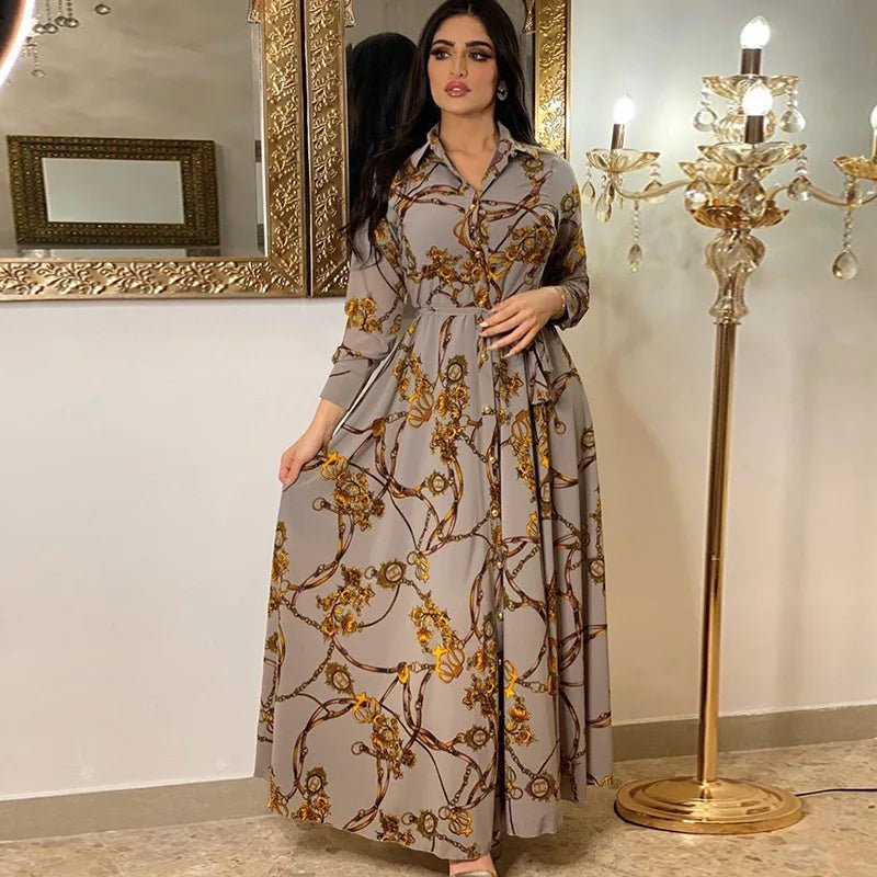 Women's Clothing Autumn and Winter New Elegant Sexy Fashion Digital Printing Leisure Dress - FitHealthHavenFitHealthHavenFitHealthHaven14:691;5:4182GRAYXXLWomen's Clothing Autumn and Winter New Elegant Sexy Fashion Digital Printing Leisure Dress