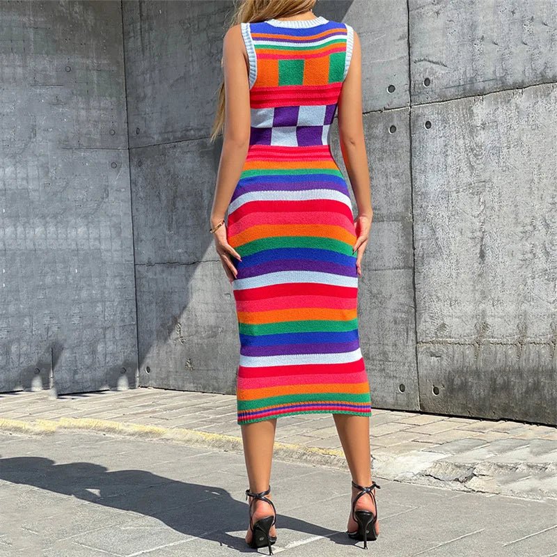 women's clothing autumn/winter new fashionable contrasting color Christmas sweater long slim fit wrapped buttocks knitted dress - FitHealthHavenFitHealthHavenFitHealthHaven14:771Multicolor;5:361386MulticolorMwomen's clothing autumn/winter new fashionable contrasting color Christmas sweater long slim fit wrapped buttocks knitted dress