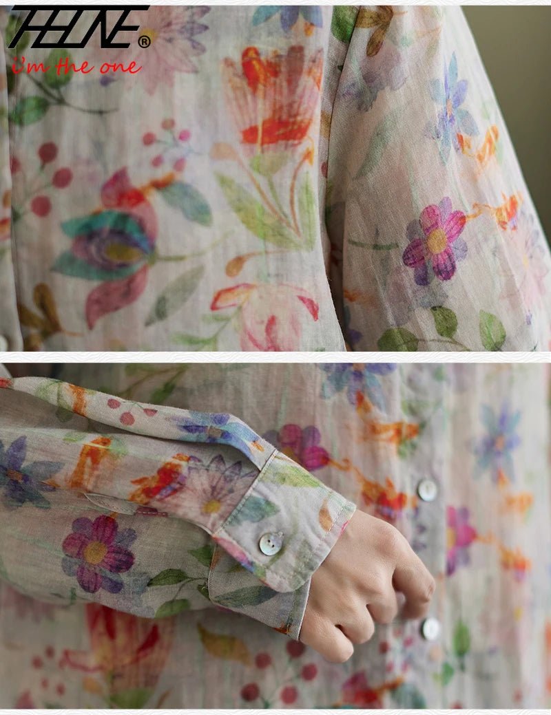 Women's Clothing Shirts Blouse Camisas Women Shirts Vintage Blusa Mujer Cotton Linen Casual Print Long Sleeve Flower Autumn - FitHealthHavenFitHealthHavenFitHealthHaven14:771;5:361385BeigeLWomen's Clothing Shirts Blouse Camisas Women Shirts Vintage Blusa Mujer Cotton Linen Casual Print Long Sleeve Flower Autumn
