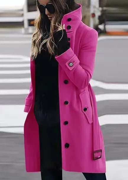 Women's Coat Outerwears Autumn Winter Warm Female Jackets Single Breasted Turn-down Collar Single Breasted Women's Clothes New - FitHealthHavenFitHealthHavenFitHealthHaven14:350850Rose;5:4182RoseXXLWomen's Coat Outerwears Autumn Winter Warm Female Jackets Single Breasted Turn-down Collar Single Breasted Women's Clothes New