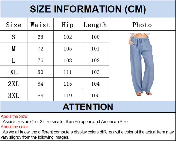 Women's Cotton Linen Pants Casual Loose Solid Elastic Waist Pocket Straight Trousers Ladies Oversize Wide Leg Pant Streetwear - FitHealthHavenFitHealthHavenFitHealthHaven14:200006151;5:100014064Light GreySWomen's Cotton Linen Pants Casual Loose Solid Elastic Waist Pocket Straight Trousers Ladies Oversize Wide Leg Pant Streetwear