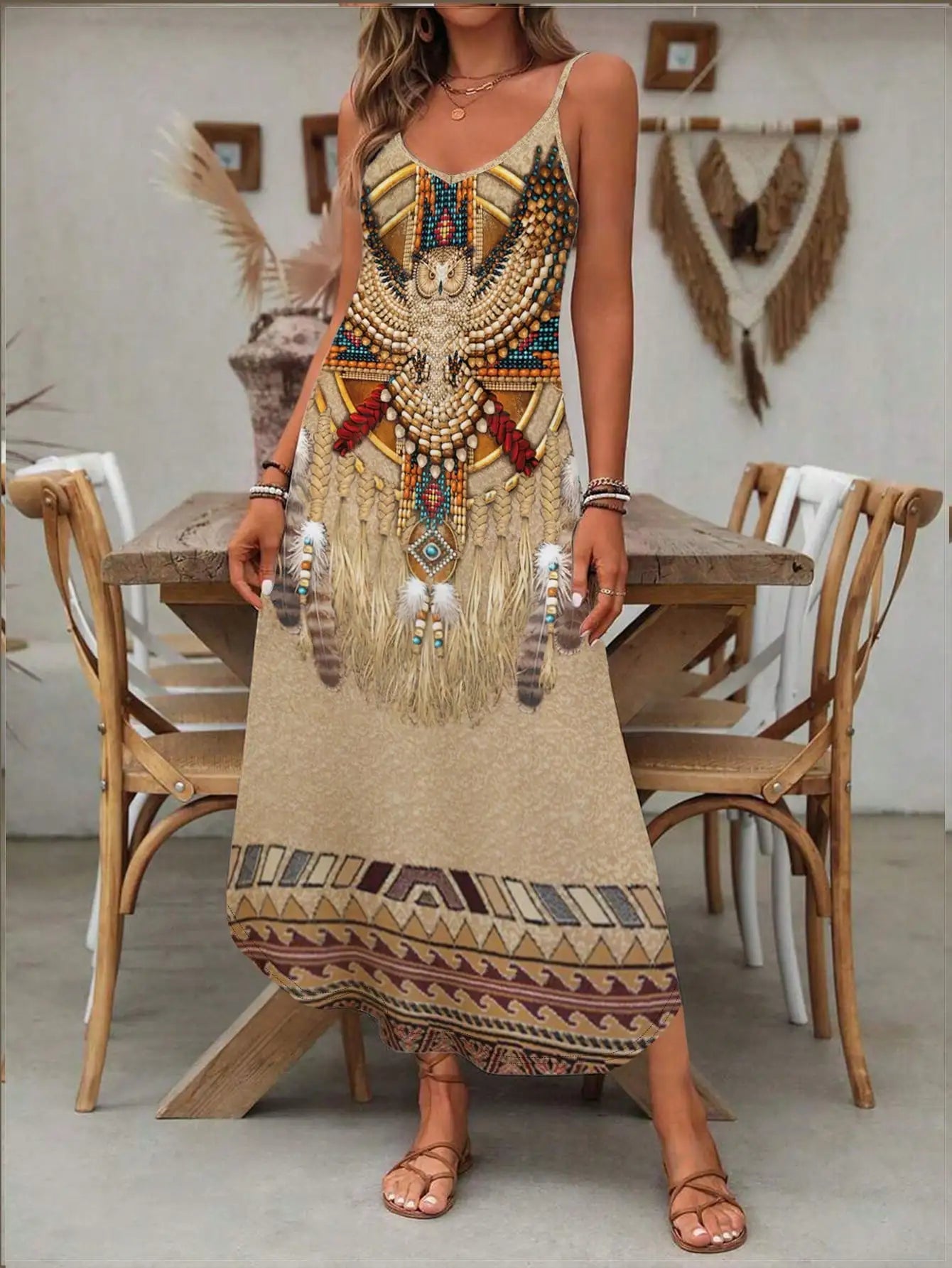 Women's Fashion Western Ethnic Print Casual Suspender Dress - FitHealthHavenFitHealthHavenFitHealthHaven14:200003699;5:100014065MULTIXLWomen's Fashion Western Ethnic Print Casual Suspender Dress