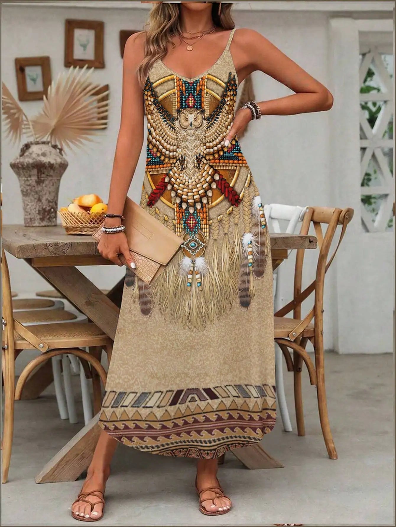 Women's Fashion Western Ethnic Print Casual Suspender Dress - FitHealthHavenFitHealthHavenFitHealthHaven14:200003699;5:100014065MULTIXLWomen's Fashion Western Ethnic Print Casual Suspender Dress