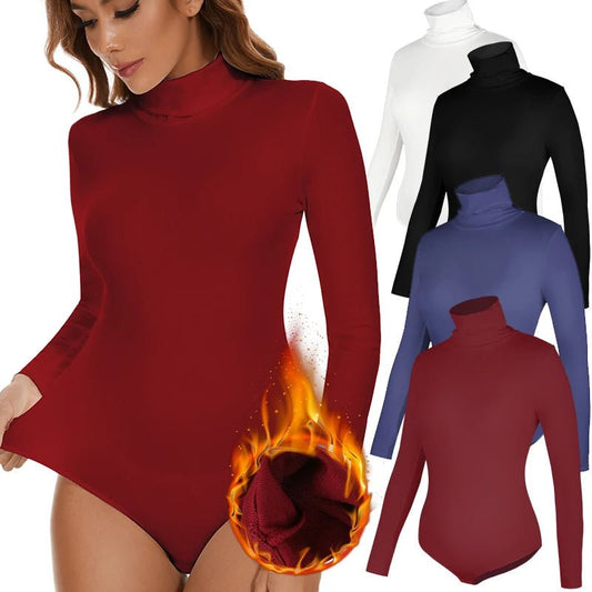 Women's Thermal Underwear Tops High Collar Long Sleeve Bodysuits Soft Keep Warm Cold Weather Compression Bottoming Shirts - FitHealthHavenFitHealthHavenFitHealthHaven14:29;200007763:201336100;5:4182WHITEXXLCHINAWomen's Thermal Underwear Tops High Collar Long Sleeve Bodysuits Soft Keep Warm Cold Weather Compression Bottoming Shirts
