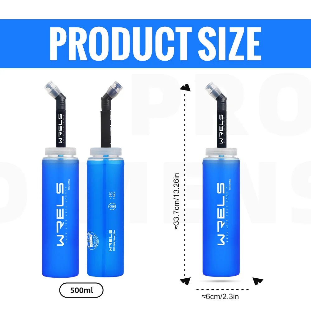 WRELS TPU Collapsible Soft Water Bottle for Hydration Pack Soft Flask Folding Water Bottles BPA-Free Sports Running Bottles - FitHealthHavenFitHealthHavenFitHealthHaven14:2000061512pcs 500ml2pcs 500mlWRELS TPU Collapsible Soft Water Bottle for Hydration Pack Soft Flask Folding Water Bottles BPA-Free Sports Running Bottles