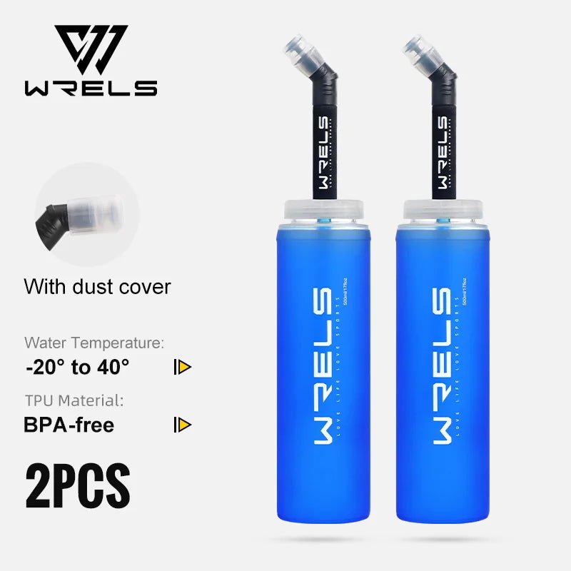 WRELS TPU Collapsible Soft Water Bottle for Hydration Pack Soft Flask Folding Water Bottles BPA-Free Sports Running Bottles - FitHealthHavenFitHealthHavenFitHealthHaven14:2000061512pcs 500ml2pcs 500mlWRELS TPU Collapsible Soft Water Bottle for Hydration Pack Soft Flask Folding Water Bottles BPA-Free Sports Running Bottles