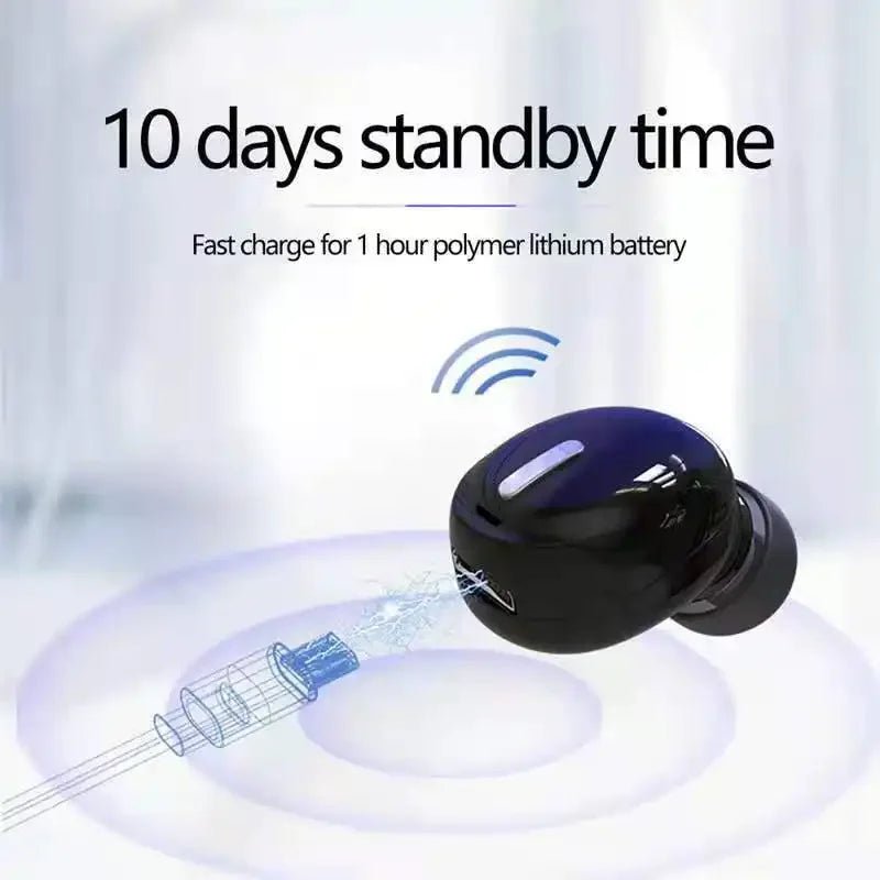 X9 Wireless Earphone Bluetooth-compatible 5.0 With Mic Single in-Ear Sports Headset For Xiaomi Huawei Stereo Sound Headphones - FitHealthHavenFitHealthHavenFitHealthHaven14:193blackX9 Wireless Earphone Bluetooth-compatible 5.0 With Mic Single in-Ear Sports Headset For Xiaomi Huawei Stereo Sound Headphones