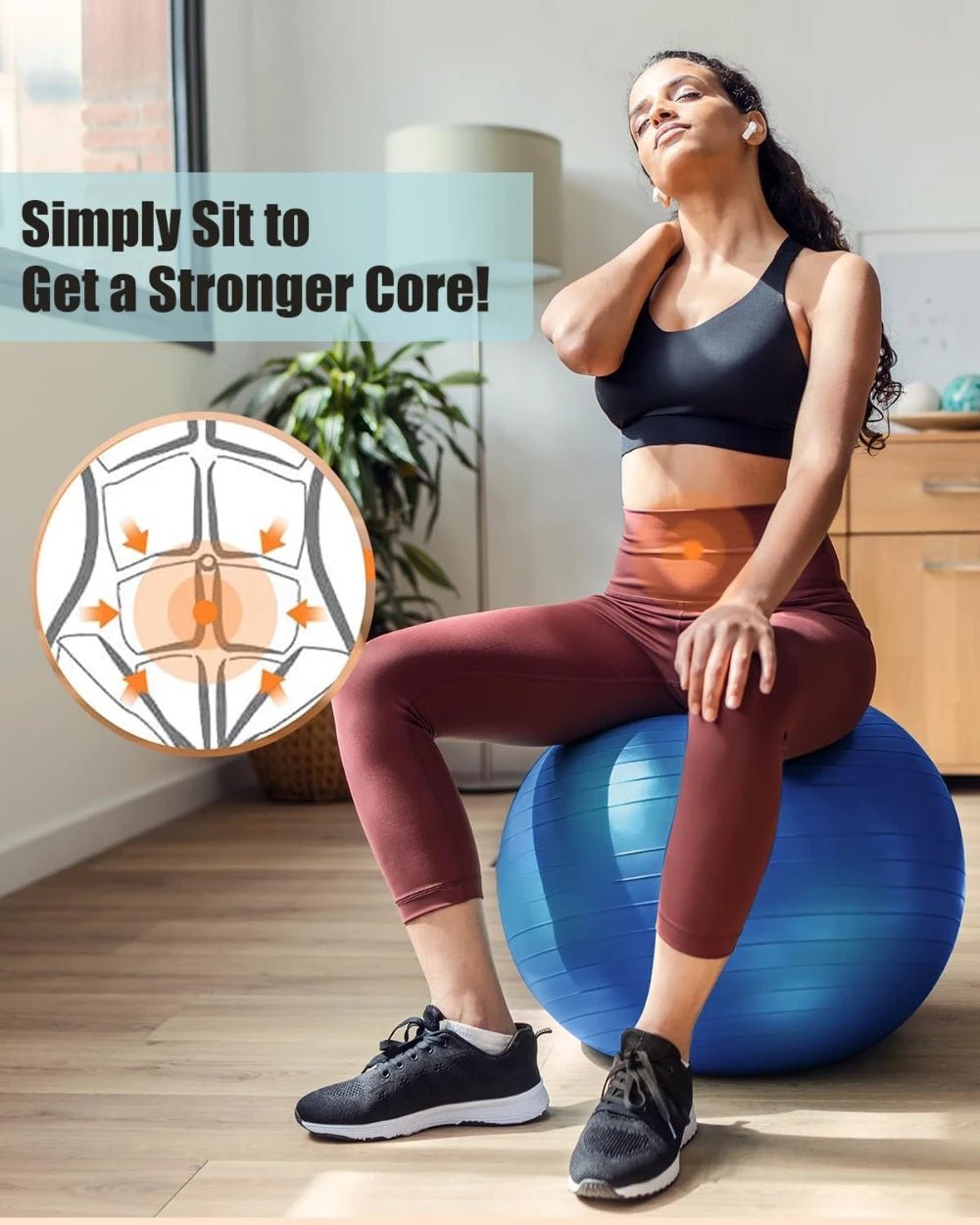Yoga Ball Workout Ball, Explosion-proof Anti-Slip Stability Ball, Swiss Ball Physiotherapy, Balance Ball Chair - FitHealthHavenFitHealthHavenFitHealthHaven14:173;200007763:201336106United StatesBlueYoga Ball Workout Ball, Explosion-proof Anti-Slip Stability Ball, Swiss Ball Physiotherapy, Balance Ball Chair