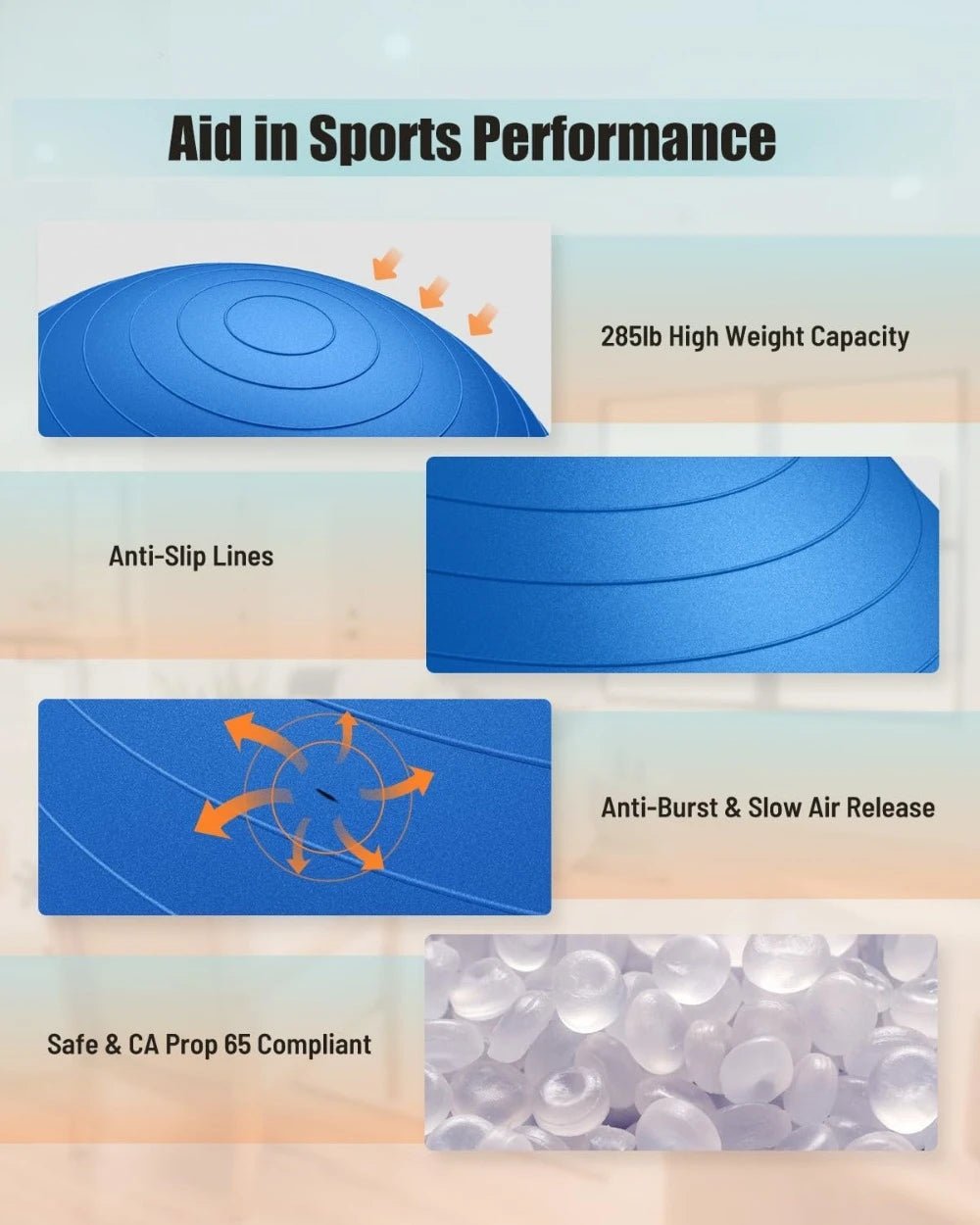 Yoga Ball Workout Ball, Explosion-proof Anti-Slip Stability Ball, Swiss Ball Physiotherapy, Balance Ball Chair - FitHealthHavenFitHealthHavenFitHealthHaven14:173;200007763:201336106United StatesBlueYoga Ball Workout Ball, Explosion-proof Anti-Slip Stability Ball, Swiss Ball Physiotherapy, Balance Ball Chair
