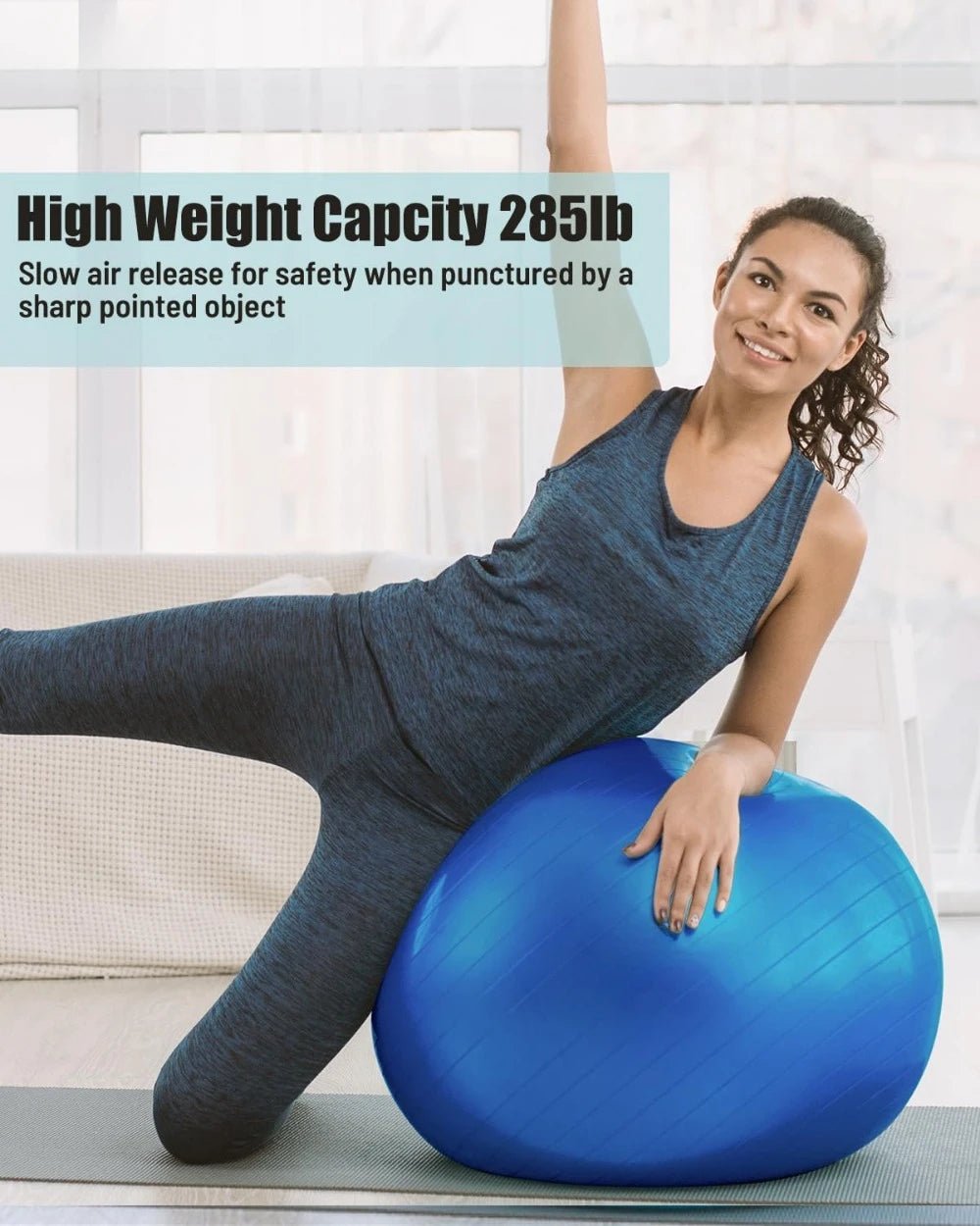 Yoga Ball Workout Ball, Explosion-proof Anti-Slip Stability Ball, Swiss Ball Physiotherapy, Balance Ball Chair - FitHealthHavenFitHealthHavenFitHealthHaven14:173;200007763:201336106United StatesBlueYoga Ball Workout Ball, Explosion-proof Anti-Slip Stability Ball, Swiss Ball Physiotherapy, Balance Ball Chair