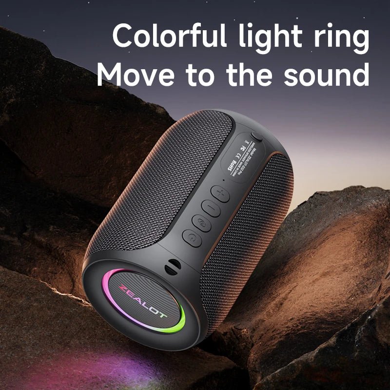 Zealot-S32PRO Powerful Bluetooth Speaker, Bass Wireless, LED Light, Outdoor Speakers, Subwoofer, Waterproof Sound Box Support - FitHealthHavenFitHealthHavenFitHealthHaven14:193BlackBlackZealot-S32PRO Powerful Bluetooth Speaker, Bass Wireless, LED Light, Outdoor Speakers, Subwoofer, Waterproof Sound Box Support